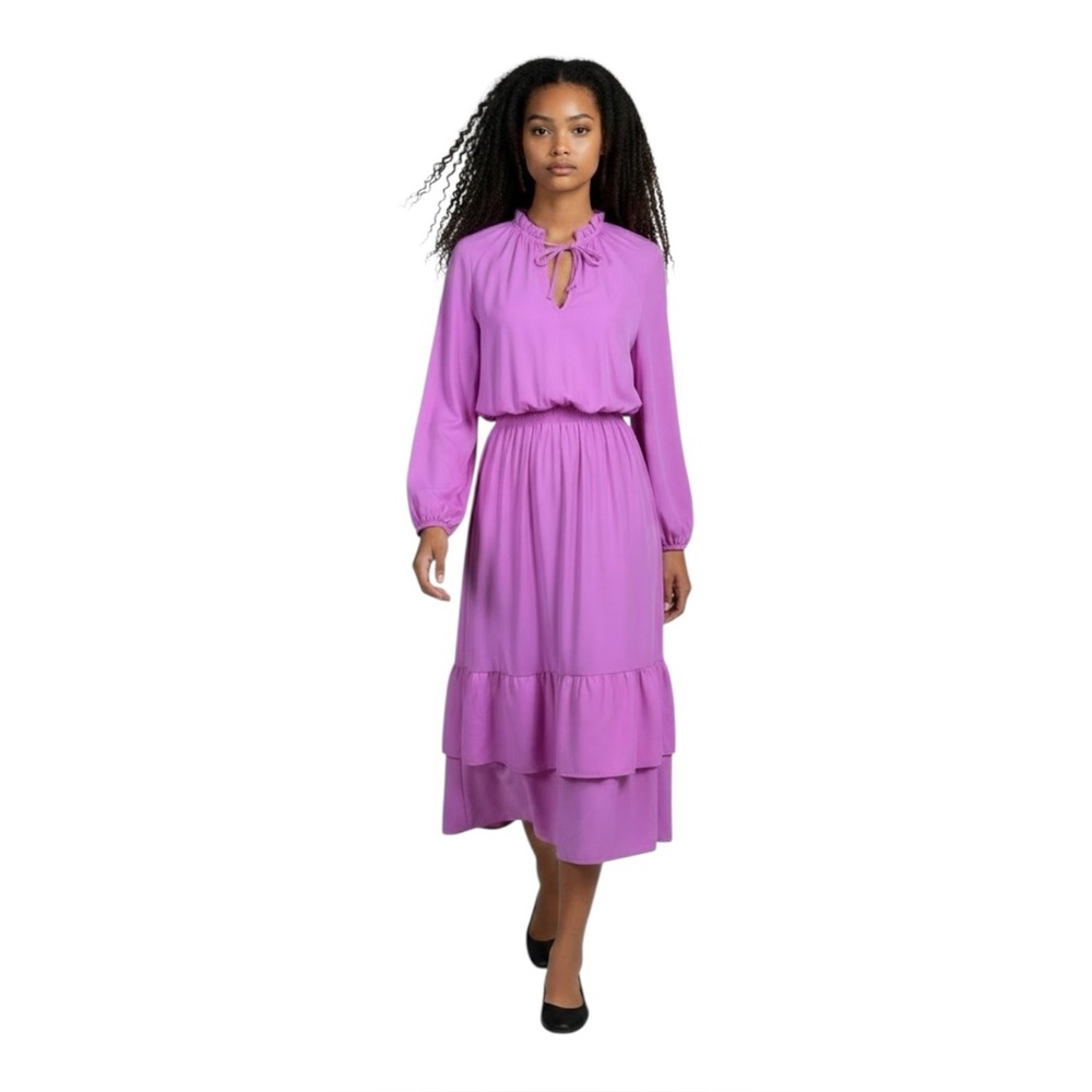 Show Me Your Mumu Revolve Cait Ruffle Midi Dress